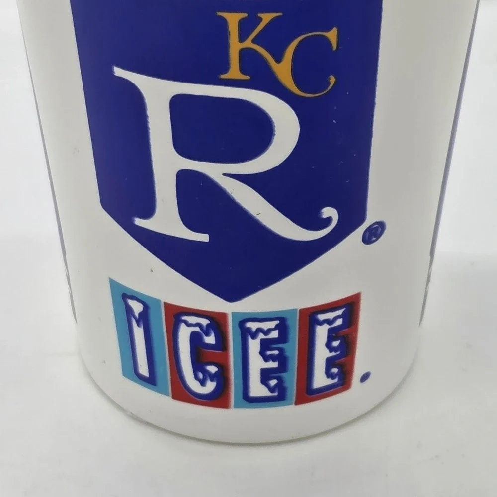 Vintage Kansas City Royals ICEE Souvenir Cup MLB Baseball Plastic Jacket Graphic